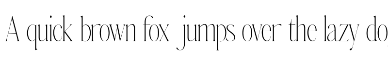 Preview of FONTSPRING DEMO - Johannes Keppler Thin Regular font