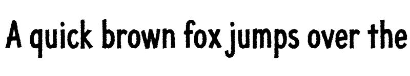 Preview of FONTSPRING DEMO - JollyGood Proper Condensed Rough Bd Regular font