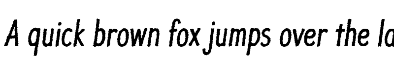 Preview of FONTSPRING DEMO - JollyGood Proper Condensed Rough It Regular font