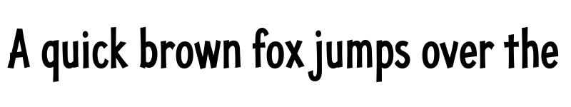 Preview of FONTSPRING DEMO - JollyGood Proper Condensed SmBd Bold font