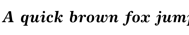 Preview of FONTSPRING DEMO - Journal Bold Italic font