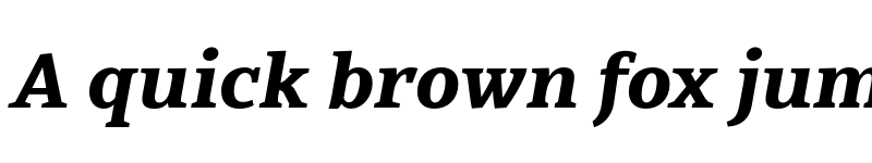 Preview of FONTSPRING DEMO - Jozef ExtraBold Italic font