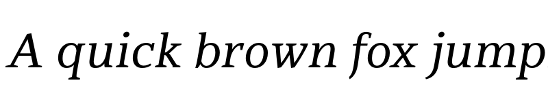 Preview of FONTSPRING DEMO - Jozef Italic font