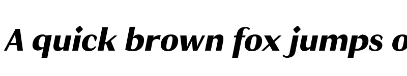 Preview of FONTSPRING DEMO - JT Douro-Sans Black Bold Italic font