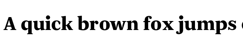 Preview of FONTSPRING DEMO - JT Douro-Serif Black Bold font