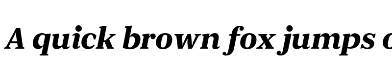 Preview of FONTSPRING DEMO - JT Douro-Serif Bold Italic font