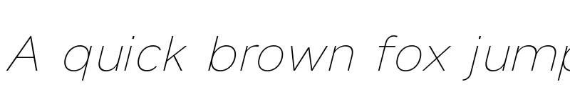 Preview of FONTSPRING DEMO - JT Leonor Light Italic font