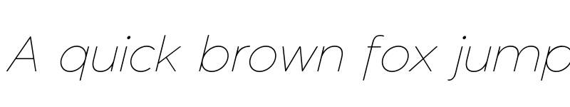 Preview of FONTSPRING DEMO - JT Marnie Thin Italic font