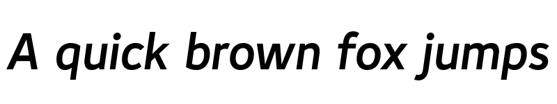 Preview of FONTSPRING DEMO - June Bold Italic font