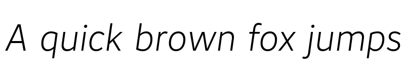 Preview of FONTSPRING DEMO - June Light Italic font