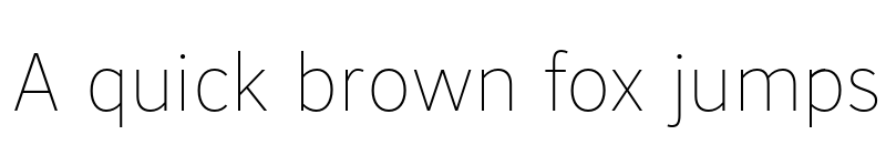 Preview of FONTSPRING DEMO - June Thin Regular font