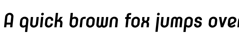 Preview of FONTSPRING DEMO - K-haus 205 Bold Italic font