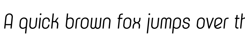 Preview of FONTSPRING DEMO - K-haus 205 Italic font