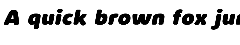 Preview of FONTSPRING DEMO - Kabrio Abarth Heavy Italic font