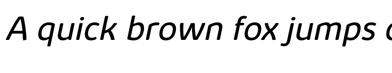 Preview of FONTSPRING DEMO - Kabrio Alternate Book Italic font