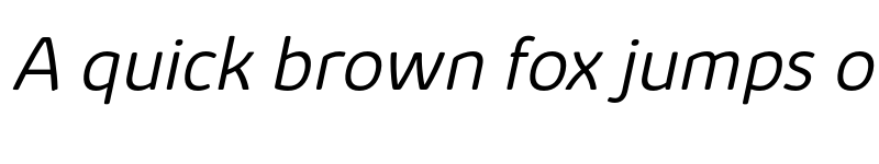 Preview of FONTSPRING DEMO - Kabrio Alternate Light Italic font