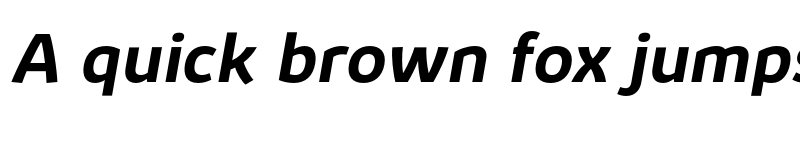 Preview of FONTSPRING DEMO - Kabrio Bold Italic font