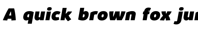 Preview of FONTSPRING DEMO - Kabrio Heavy Italic font