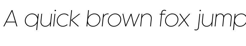 Preview of FONTSPRING DEMO - Kaleko 105 Light Italic font