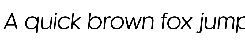 Preview of FONTSPRING DEMO - Kaleko 105 Round Italic font