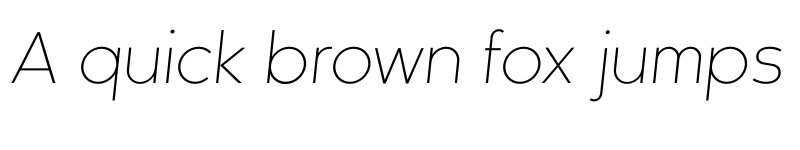 Preview of FONTSPRING DEMO - Kaleko 205 Text Italic font