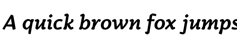 Preview of FONTSPRING DEMO - Kamado DemiBold Italic Regular font