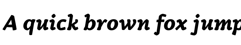 Preview of FONTSPRING DEMO - Kamado ExtraBold Italic Regular font