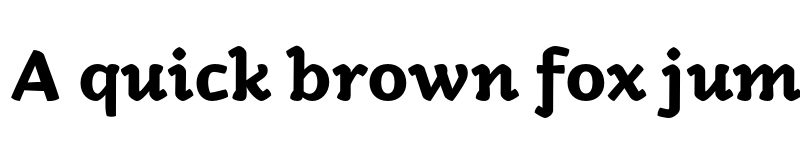 Preview of FONTSPRING DEMO - Kamado ExtraBold Regular font