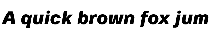 Preview of FONTSPRING DEMO - Kana Sans Black Italic font