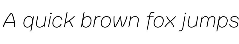 Preview of FONTSPRING DEMO - Kana Sans Light Italic font