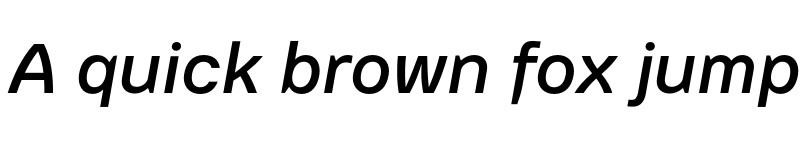 Preview of FONTSPRING DEMO - Kana Sans Med Italic font