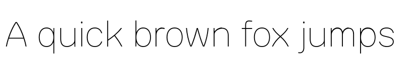 Preview of FONTSPRING DEMO - Kana Sans Thin Regular font