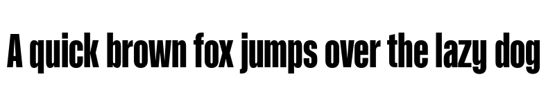 Preview of FONTSPRING DEMO - Kaneda Gothic ExtraBold Regular font