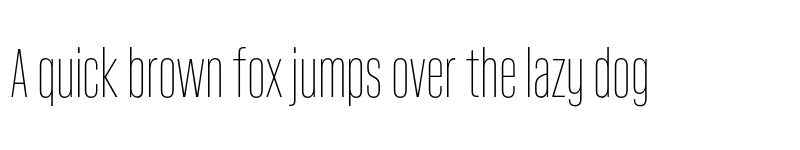 Preview of FONTSPRING DEMO - Kaneda Gothic ExtraLight Regular font