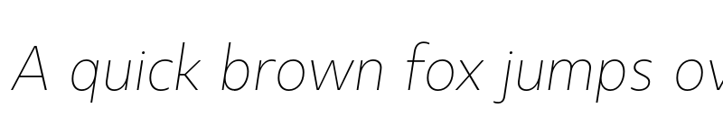 Preview of FONTSPRING DEMO - Kappa Display Thin Italic Regular font