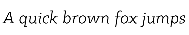 Preview of FONTSPRING DEMO - Kappa Vol2 BookItalic Regular font