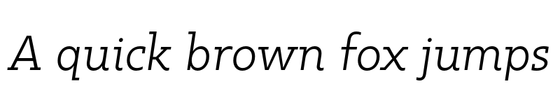 Preview of FONTSPRING DEMO - Kappa Vol2 D BookItalic Regular font