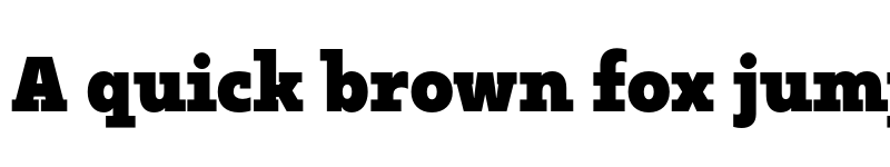 Preview of FONTSPRING DEMO - Kappa Vol2 D UltraBlack Regular font