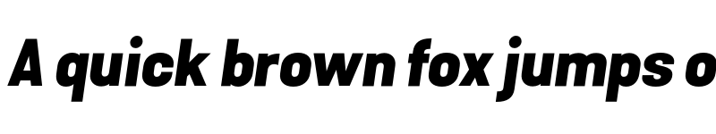 Preview of FONTSPRING DEMO - Kapra Neue Pro Black Expanded Italic font