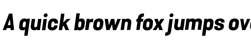 Preview of FONTSPRING DEMO - Kapra Neue Pro Expanded Bold Italic font