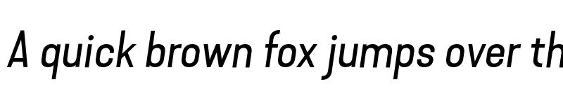 Preview of FONTSPRING DEMO - Kapra Neue Pro Expanded Italic font