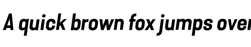 Preview of FONTSPRING DEMO - Kapra Neue Pro Sm Bold Expanded Italic font