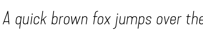 Preview of FONTSPRING DEMO - Kapra Neue Pro Thin Expanded Rounded Italic font