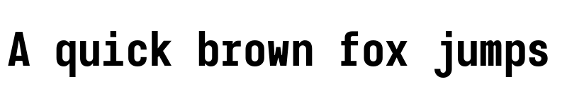 Preview of FONTSPRING DEMO - Karben 205 Mono Bold font