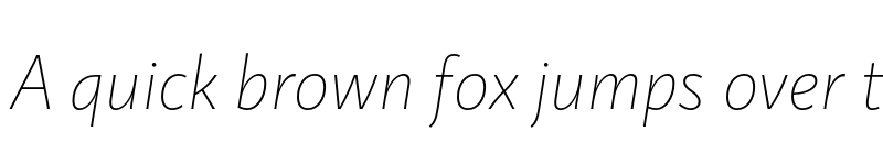 Preview of FONTSPRING DEMO - Kardinal Extra LIght Italic font