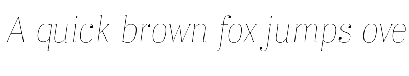 Preview of FONTSPRING DEMO - Karsten Thin Italic font