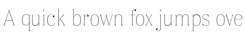 Preview of FONTSPRING DEMO - Karsten Thin Regular font