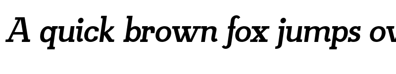 Preview of FONTSPRING DEMO - Kate Slab Bold Italic font