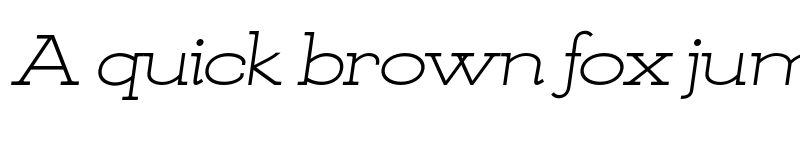 Preview of FONTSPRING DEMO - Kate Slab Ultra Expanded Italic font