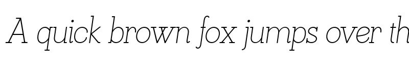 Preview of FONTSPRING DEMO - KateSlab300LtIt Italic font